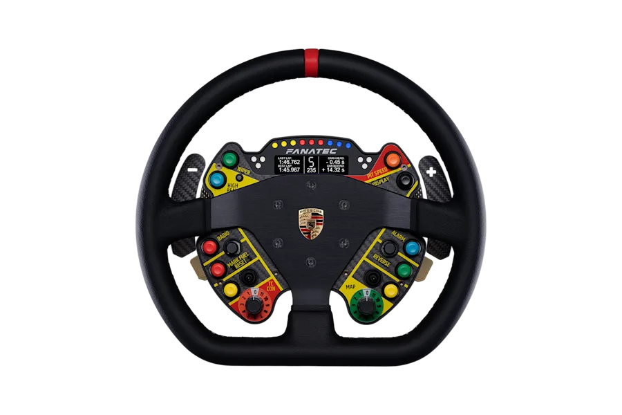Podium Steering Wheel Porsche 911 GT3 R (Leather)