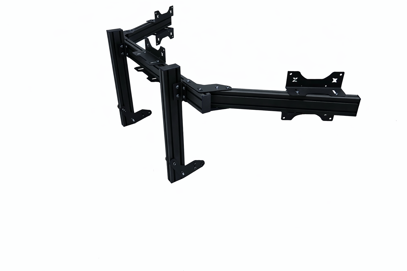 Integrierter Heavy Triple-Monitorhalter VESA 100/200