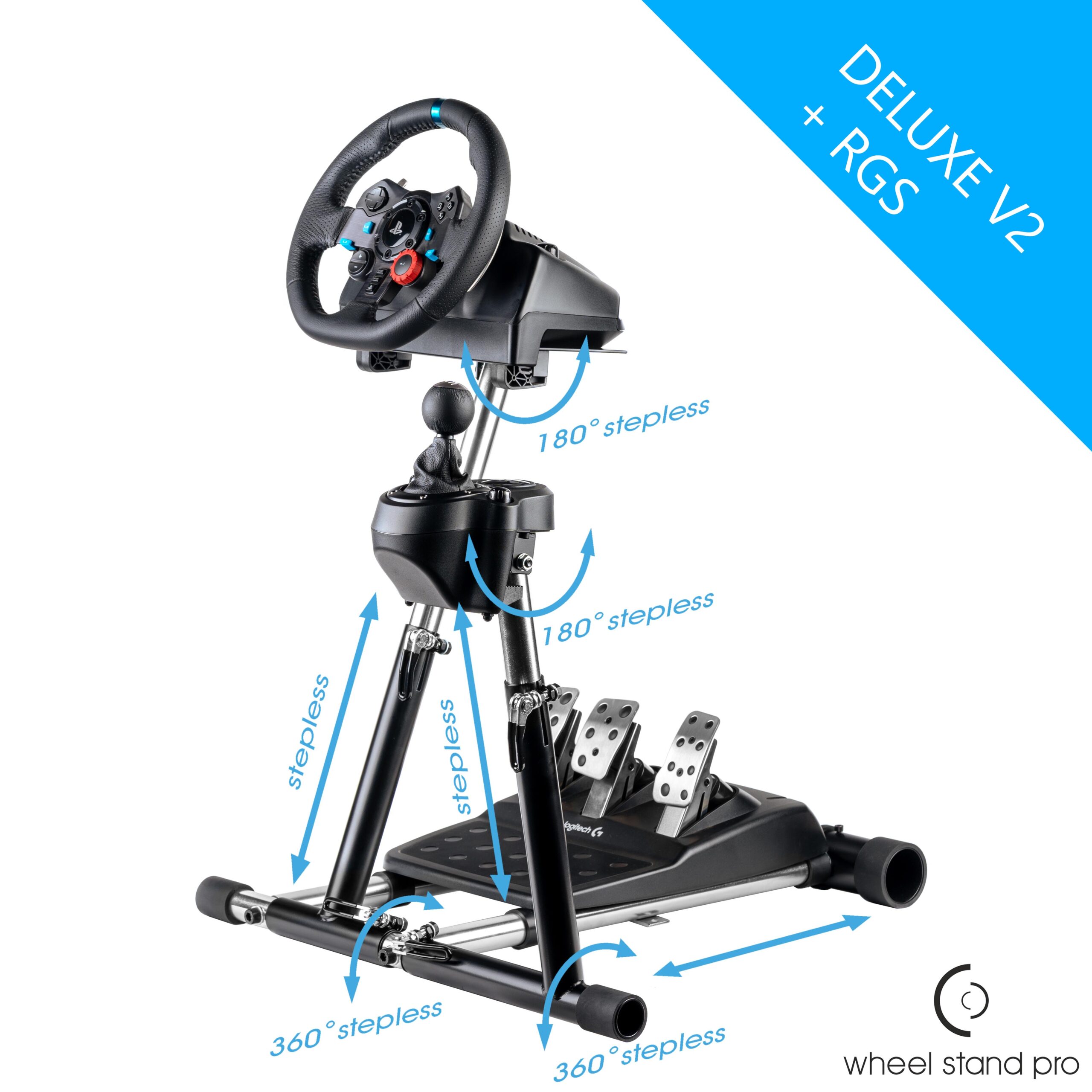 Wheel Stand Pro Deluxe V2 (Logitech + RGS)